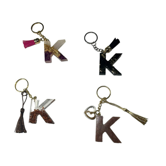 Epoxy - Sleutelhanger Letter K