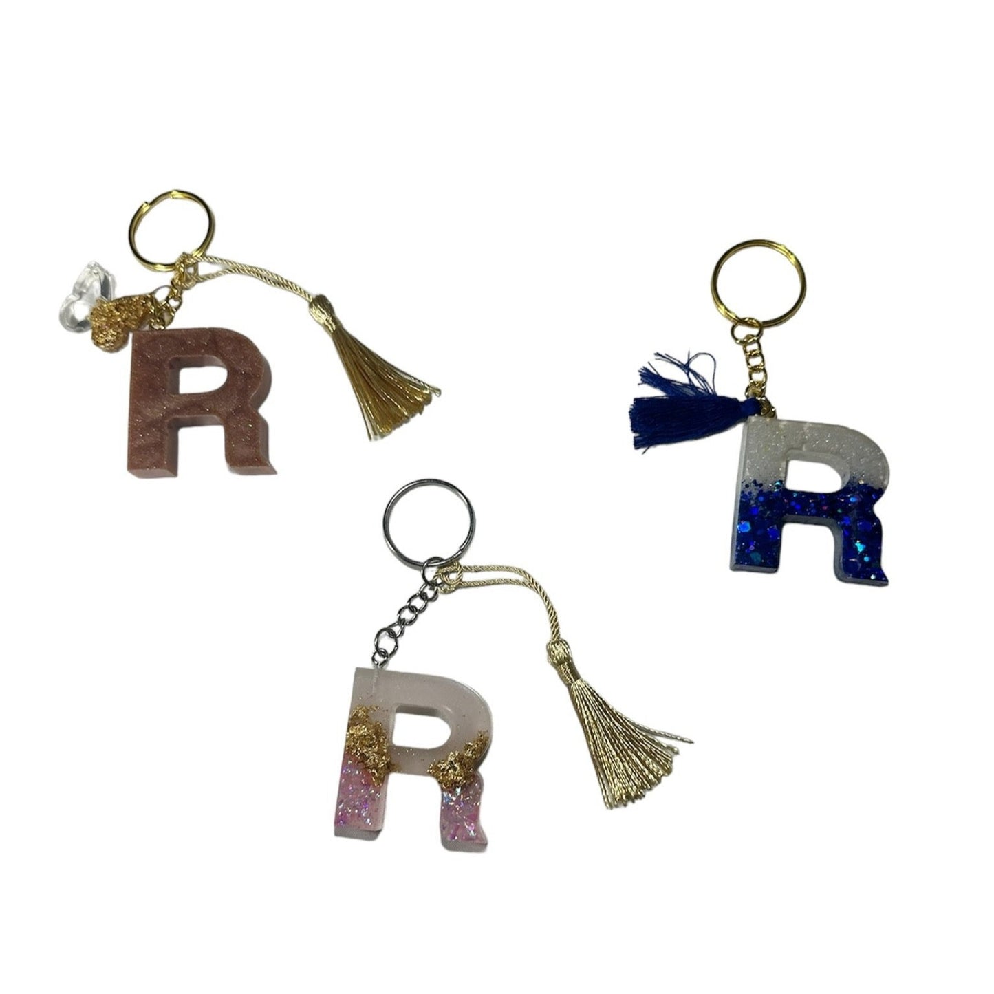 Epoxy - Sleutelhanger Letter R