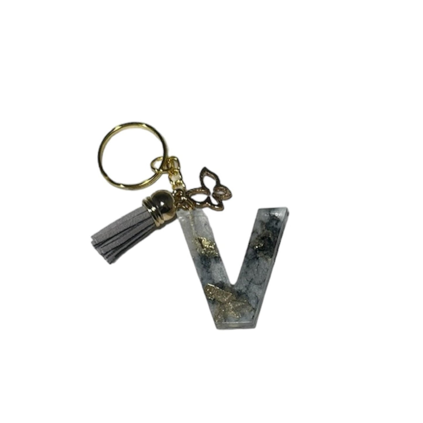 Epoxy - Sleutelhanger Letter V