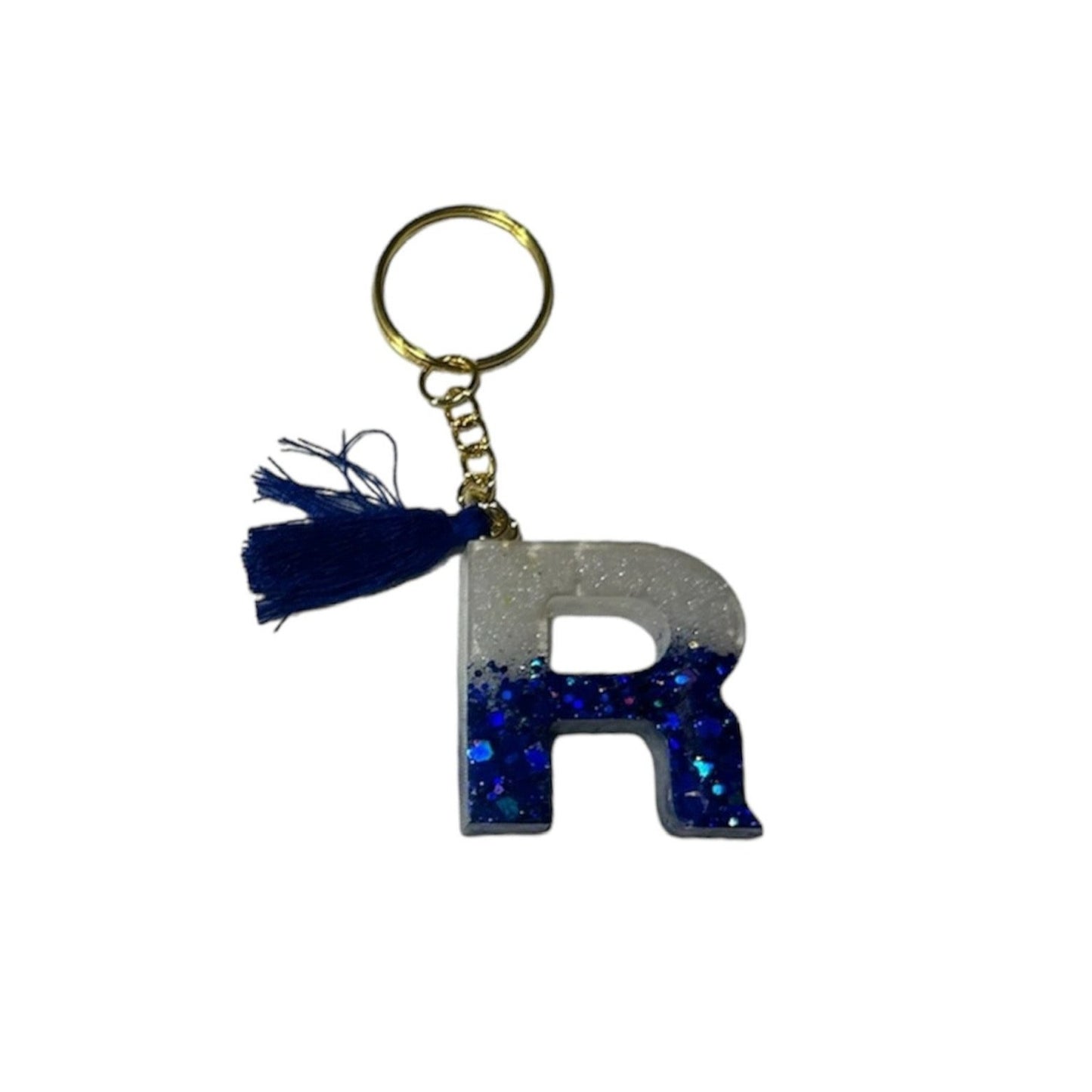 Epoxy - Sleutelhanger Letter R