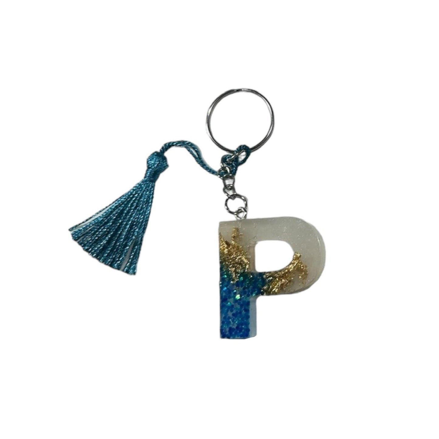 Epoxy - Sleutelhanger Letter P