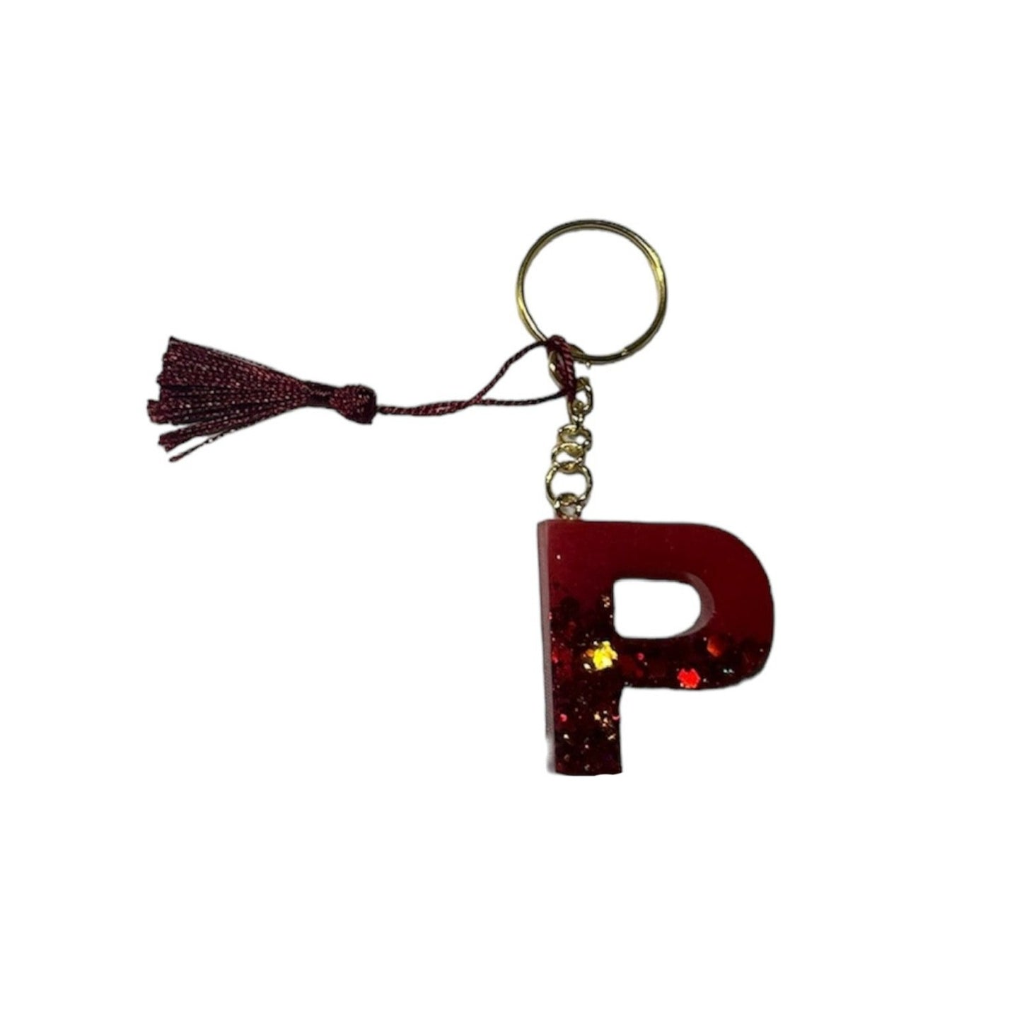 Epoxy - Sleutelhanger Letter P