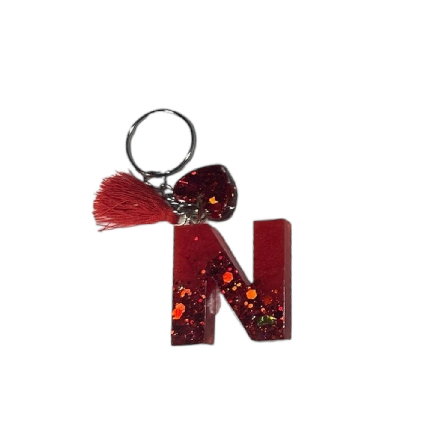 Epoxy - Sleutelhanger Letter N