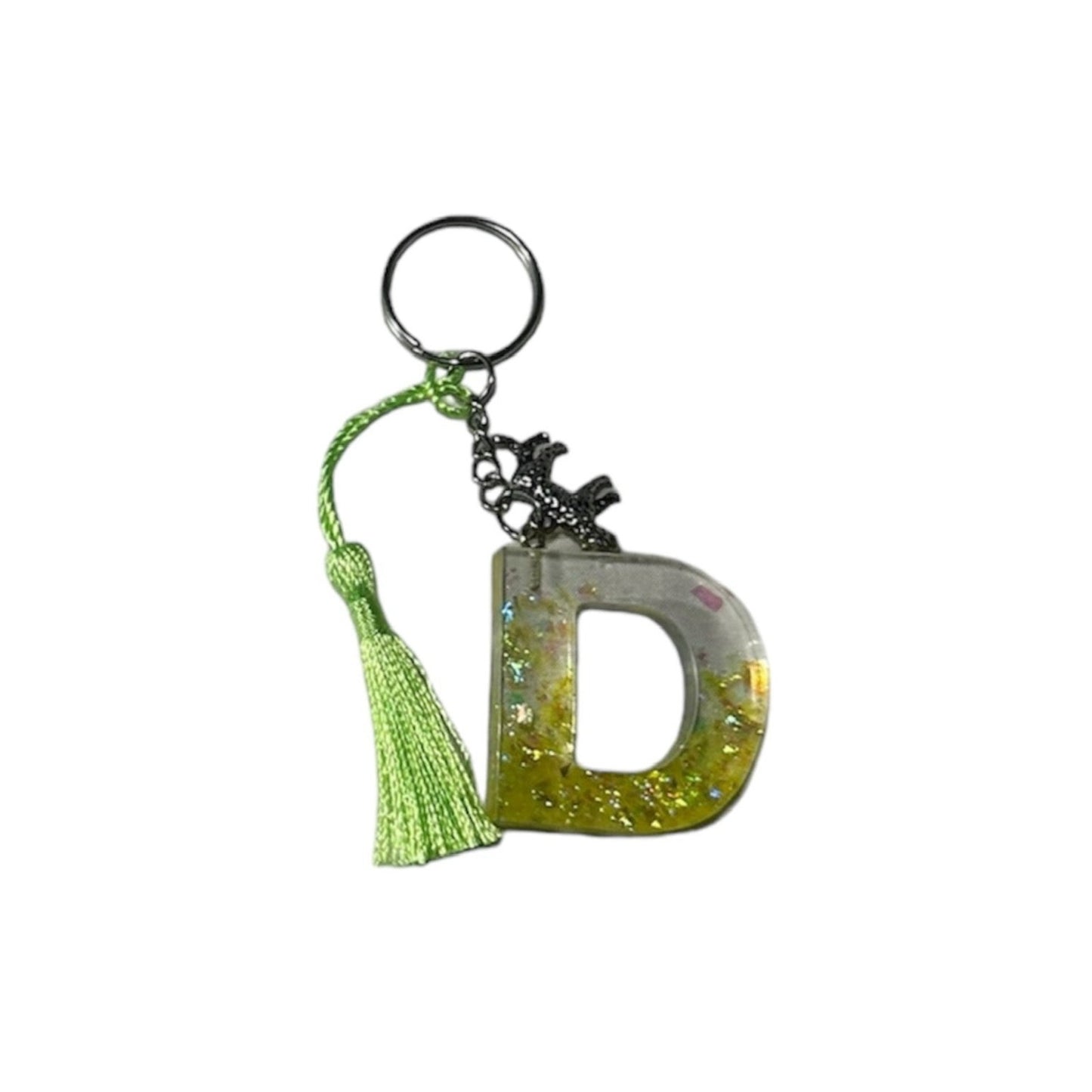 Epoxy - Sleutelhanger Letter D