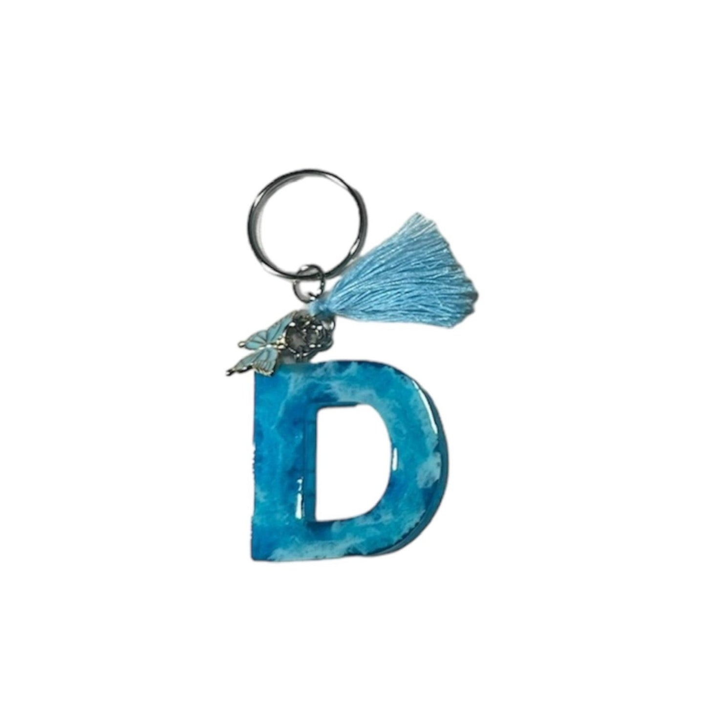 Epoxy - Sleutelhanger Letter D